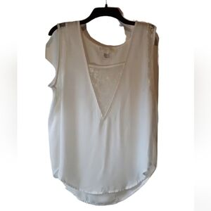Forever 21 white sheer tank